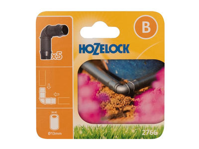 Hozelock 2766 90° Elbow Connector 13mm (Pack 5) – – Now available at MTN Shop UK.