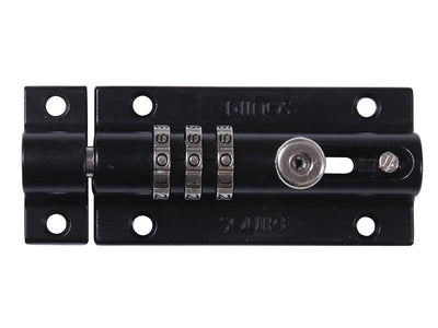 Squire CombiBolt 3 Re-Codable Locking Bolt Black 92mm – – Now available at MTN Shop UK.