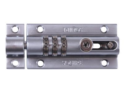 Squire CombiBolt 3 Re-Codable Locking Bolt Chrome 92mm – – Now available at MTN Shop UK.