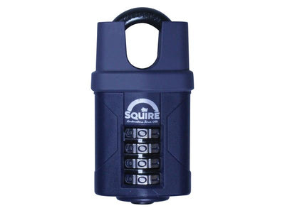 Squire CP40CS Combination Padlock 4-Wheel Closed Shackle 40mm – – Now available at MTN Shop UK.