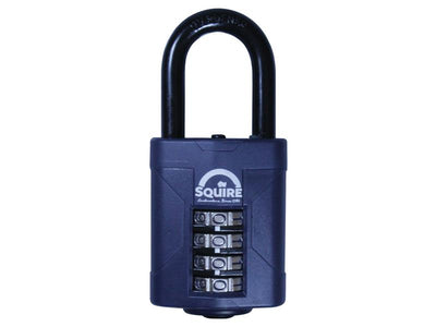 Squire CP50/1.5 Combination Padlock 4-Wheel 50mm Long Shackle 38mm – – Now available at MTN Shop UK.