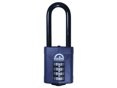 Squire CP50/2.5 Combination Padlock 4-Wheel 50mm Extra Long Shackle 63.5mm – – Now available at MTN Shop UK.