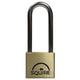 Squire LN4LS Lion Brass Padlock 5-Pin 40mm - 65mm Long Shackle