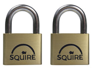Squire LN4T Lion Brass Padlocks 5-Pin 40mm Twin Pack (2 x LN4KA) – – Now available at MTN Shop UK.