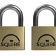 Squire LN5T Lion Brass Padlocks 5-Pin 50mm Twin Pack
