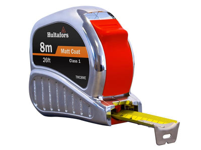 Hultafors TM8ME Chrome Tri-Matic Pocket Tape 8m/26ft (Width 25mm) – – Now available at MTN Shop UK.