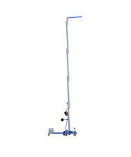 Kuzar Industrial Lifter 300kg/5.2m with 100kg Counter Weight & Basket - HAMMER 56CW – Kuzar lifter 300KG- a robust industrial stacker with Counter Weight basket and 100kg of weight included. Made in Spain, the HAMMER 56CW Lifter has been designed for vertically lifting loads, and horizontal movements with the load lifted at minimum height. This lightweight stacker with an impressive 300kg capacity has high-quality wheels for easy movement and a powerful winch for efficient lifting whilst remaining compact a - imagen 4