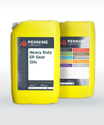 Pennine Heavy Duty gear oil in yellow container