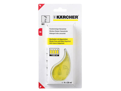 Karcher Glass Cleaning Sachets (4x20ml) – – Now available at MTN Shop UK.