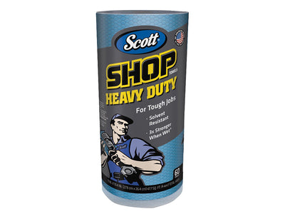 Kimberley Clarke SCOTT® Blue Heavy-Duty Shop Cloth Roll – – Now available at MTN Shop UK.