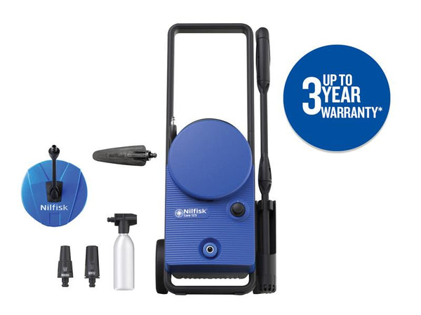 Nilfisk Alto (Kew) CORE 125 Home & Garden Pressure Washer 125 bar 240V – – Now available at MTN Shop UK.