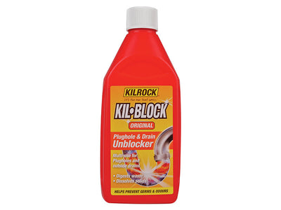 Kilrock Kil-Block Original Plughole & Drain Unblocker 500ml – – Now available at MTN Shop UK.