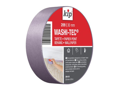 KIP® 209 Premium Low Tack WASHI-TEC® Masking Tape 30mm x 50m – – Now available at MTN Shop UK.