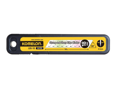 Komelon Snap-Off Blades 18mm (Pack 10) – – Now available at MTN Shop UK.