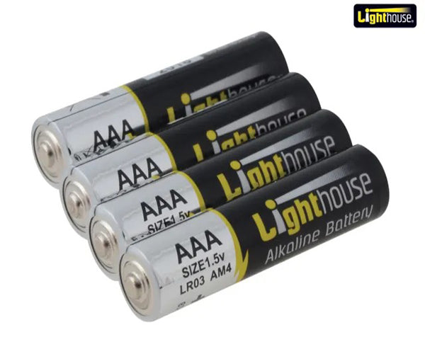 Lighthouse AAA LR03 Alkaline Batteries 1120 mAh  AAA LR03