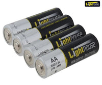 Lighthouse AA LR6 Alkaline Batteries 2400 mAh (Pack 4)