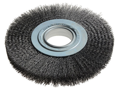 Lessmann Wheel Brush D200mm x W24-27 x 50 Bore Set 3 Steel Wire 0.35 – – Now available at MTN Shop UK.