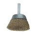 Lessmann DIY Cup Brush with Shank 50mm, 0.25 Brass Wire
