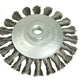 Lessmann Conical Knot Brush 115mm M14 Bore, 0.35 Steel Wire