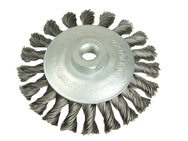 Lessmann Conical Knot Brush 115mm M14 Bore, 0.50 Steel Wire – – Now available at MTN Shop UK.