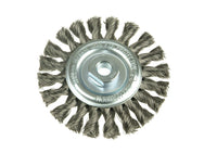 Lessmann Knot Wheel Brush 115 x 14mm M14 Bore, 0.35 Steel Wire – – Now available at MTN Shop UK.