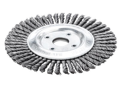 Lessmann Pipeline Brush 40 Knots 125 x 22.2mm Bore Steel Wire – – Now available at MTN Shop UK.