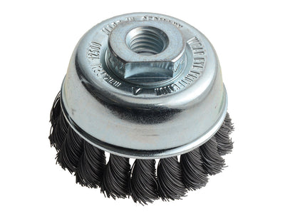 Lessmann Knot Cup Brush 65mm M14x2.0, 0.35 Steel Wire – – Now available at MTN Shop UK.