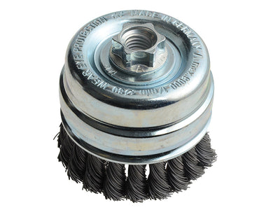 Lessmann Knot Cup Brush 80mm M14x2, 0.50 Steel Wire* – – Now available at MTN Shop UK.