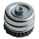 Lessmann Knot Cup Brush 100mm M14x2.0, 0.50 Steel Wire*