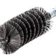Lessmann Threaded Tube Brush 30mm Steel Wire