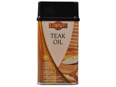 Liberon Teak Oil with UV Filters 500ml – – Now available at MTN Shop UK.