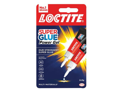 Loctite Super Glue Power Gel, Tube 2 x 3g – – Now available at MTN Shop UK.