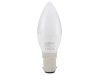 Link2Home  Wi-Fi LED SBC (B15) Opal Candle Dimmable Bulb, White + RGB 470 lm 5.5W
