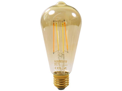 Link2Home Wi-Fi LED ES (E27) Pear Filament Dimmable Bulb, White 470 lm 4.5W – – Now available at MTN Shop UK.