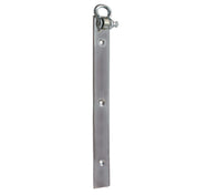 Doughty Scenery Fixing - Long Flying Iron – Long flying irons attached to scenery panels for lifting. The flat iron can be used mid frame where it isn't suitable to use a lipped iron. Supplied w/ an M8 Bow Shackle. – Now available at MTN Shop UK.