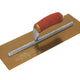 Marshalltown MPB13GSD Pre-Worn PermaShape® Finishing Gold S/S Trowel DuraSoft® 13 x 5in