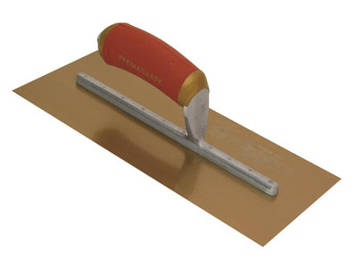 Marshalltown MPB1GSD Pre-Worn PermaShape® Finishing Gold S/S Trowel DuraSoft® 11 x 4.1/2in – – Now available at MTN Shop UK.