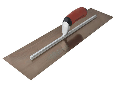 Marshalltown MXS205GD Golden Stainless Steel Finishing Trowel DuraSoft® 20 x 5in – – Now available at MTN Shop UK.
