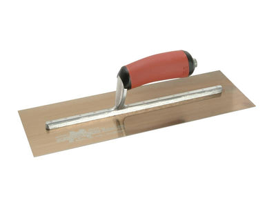 Marshalltown MXS73GSD Gold Finishing Trowel DuraSoft® Handle 14 x 4.3/4in – – Now available at MTN Shop UK.