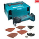 Makita DTM51ZJX7 Multi-Tool & Accessory Kit 18V Bare Unit