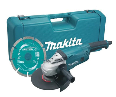 Angle Grinder with Case & Diamond Wheel