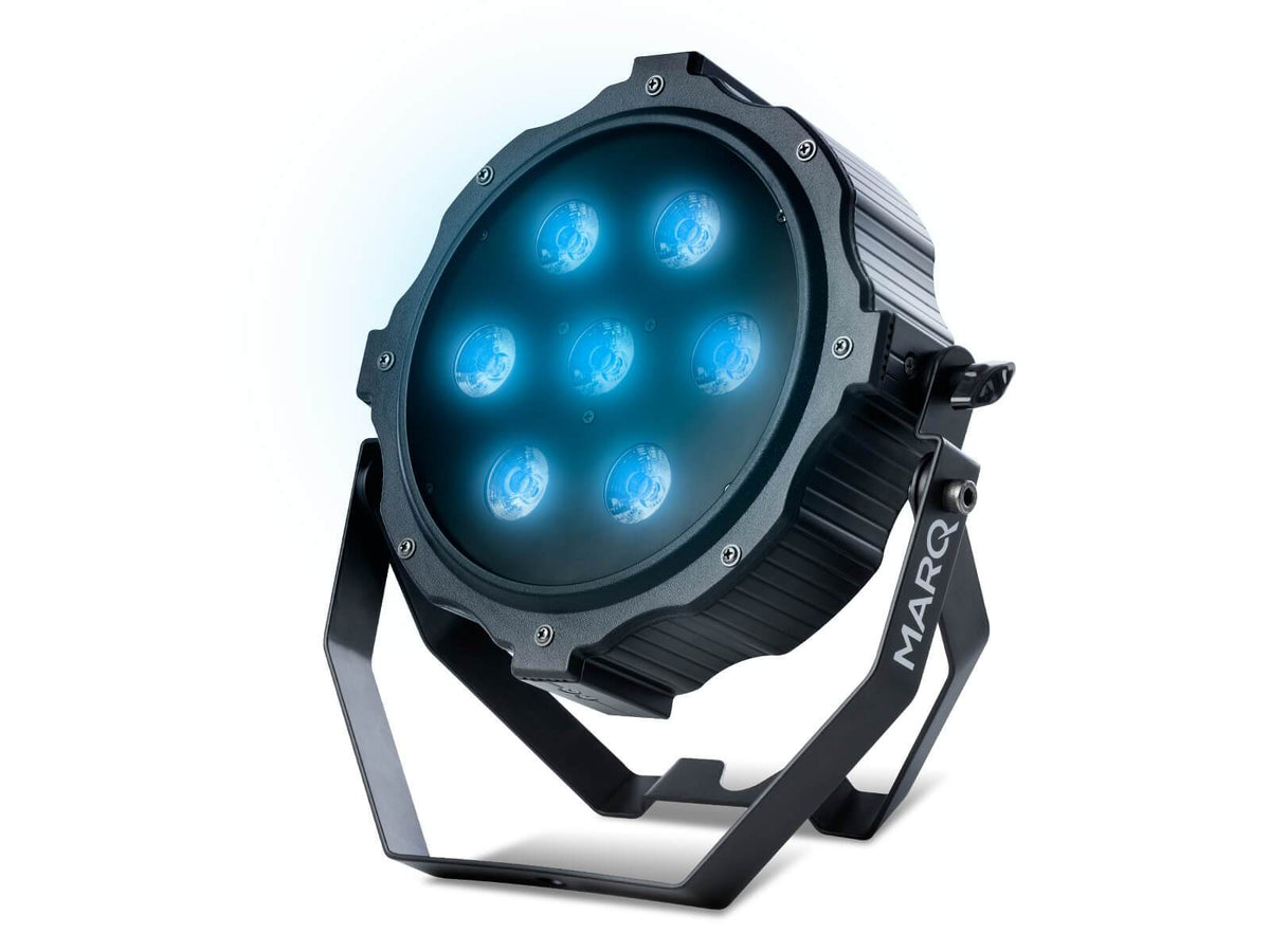 MARQ Gamut PAR H7 – 7x10-Watt RGBAW/UV Hex PAR with 6-in-1 LED colour technology that generates a broad spectrum of colours – Now available at MTN Shop UK. - imagen 2
