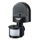 Meridian Lighting  Wall Mounted PIR Motion Detector Black