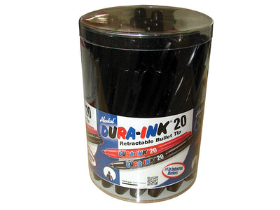 Markal DURA-INK® 20 Retractable Marker - Black (Tub 24) – – Now available at MTN Shop UK.
