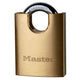 Master Lock  Solid Brass 50mm Padlock 5-Pin Shrouded Shackle