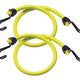 Master Lock  Twin Wire Bungee Cord 100cm Yellow 2 Piece