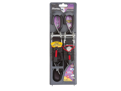 Master Lock Ratchet Tie-Down S-Hooks 4.25m 2 Piece – – Now available at MTN Shop UK.