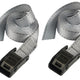 Master Lock  Lashing Strap with Metal Buckle, Grey 2.5m 150kg (Pack 2)