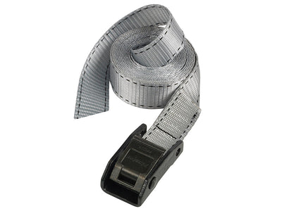 Master Lock Lashing Strap with Metal Buckle, Grey 5m 150kg (Single) – – Now available at MTN Shop UK.