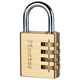 Master Lock  Brass Finish 40mm 4-Digit Combination Padlock